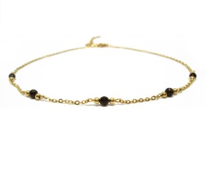 Naszyjnik choker Black Onyks Gold.jpg