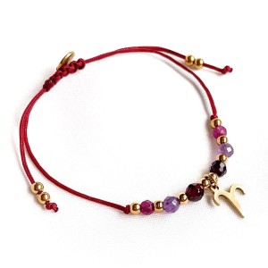 Bransoletka znak BARAN bordo  Large.jpeg